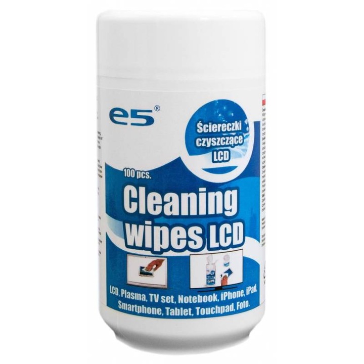 Set 100xServetele ecrane, LCD, Alb