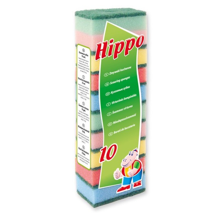 Set 10 bureti de bucatarie HIPPO, 8.1x5x1.9 cm