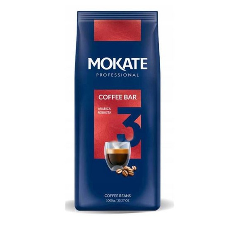 Cafea profesionala boabe, Mokate, 1 kg