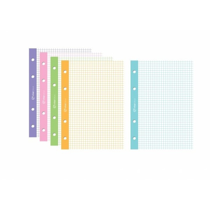 50 íves készlet a dossziéhoz, Interdruk, A4,70 g, Multicolor