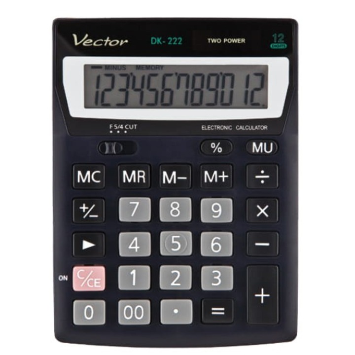 Calculator de birou, Vector, Negru