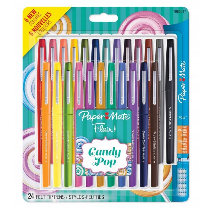 PAPER MATE FLAIR CANDY POP toll 24 db
