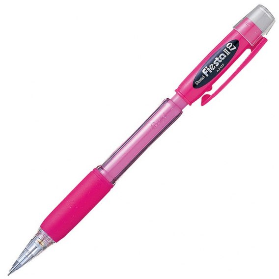 Механичен молив, Pentel, Поликарбонат, 0.7 мм, Розов - eMAG.bg