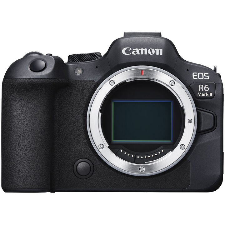 Aparat foto Mirrorless Canon EOS R6 Mark II, Full-Frame, 24.2MP, Wi-Fi, Body, Negru