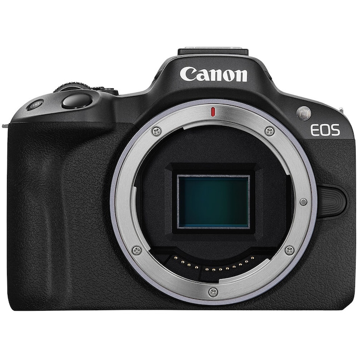 Aparat foto Mirrorless Canon EOS R50, 24.2MP, 4K, Body, Negru