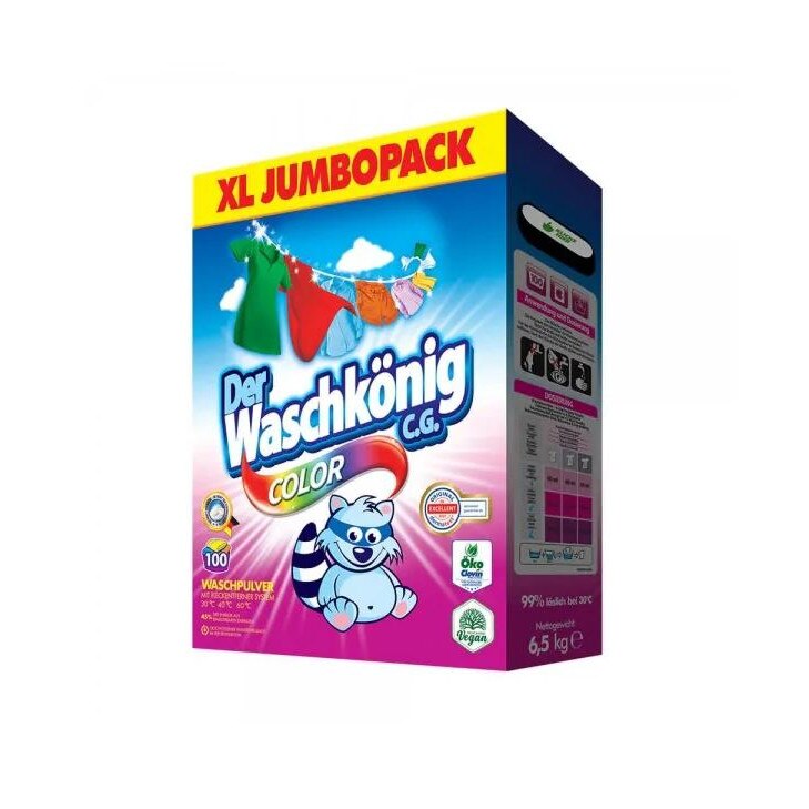 Прах за пране, WASCHKONIG, 6,5 кг - eMAG.bg
