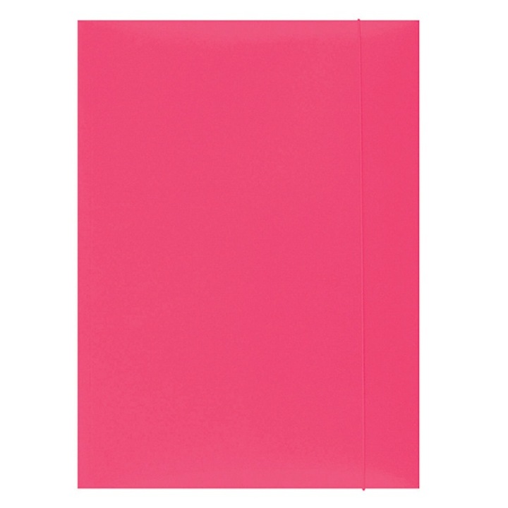 Mapa cu banda elastica, OFFICE PRODUCTS, Roz