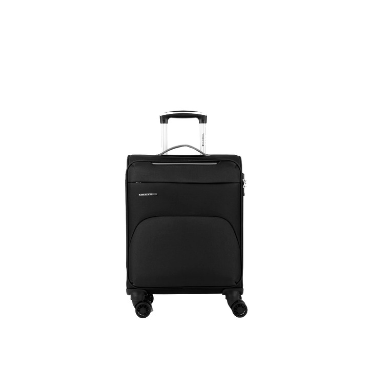 Куфар Gabol 31л, колекция Zambia, 4 колела, черна 113422001