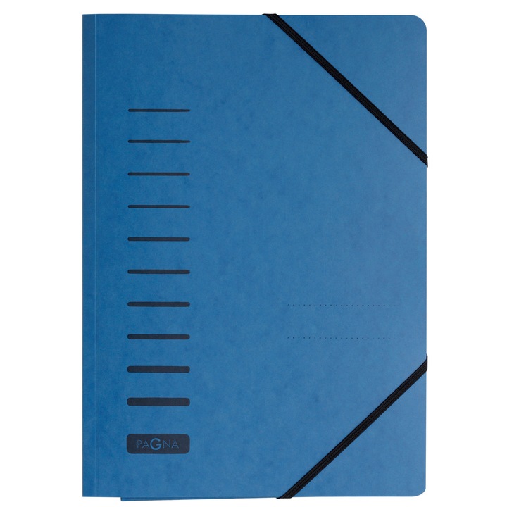 Mapa A4 Durable, prespanu, 200 foi, 230x320x3mm, albastra