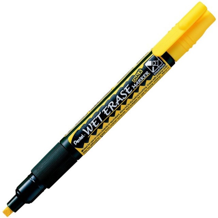 Тебеширен маркер PENTEL SMW26 жълт