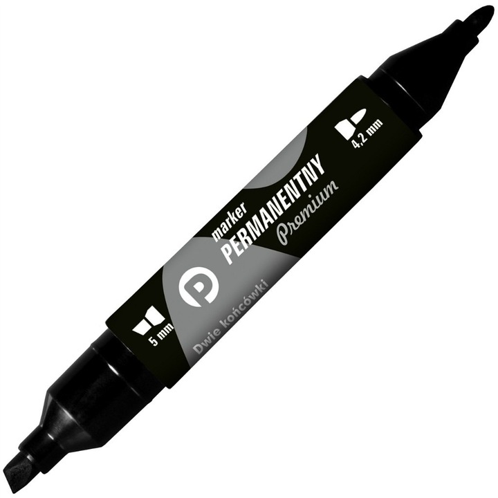 Перманентен маркер Tetis, черен