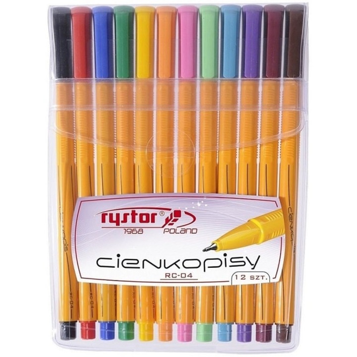 Set 12 pixuri Rystor, Multicolor