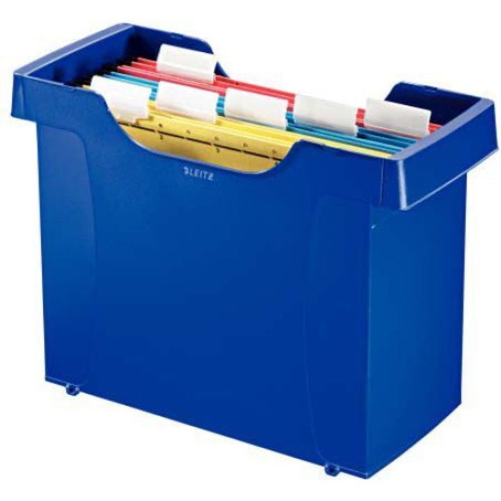 Suport documente, LEITZ, 370x280x162 mm, Albastru