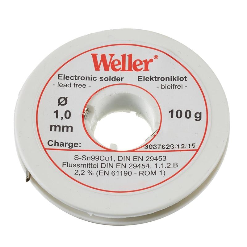 Weller 0054025199 EL99/1-100 Lead-Free Solder 1.0mm 100g WEL54025199 - B&Q - View #2