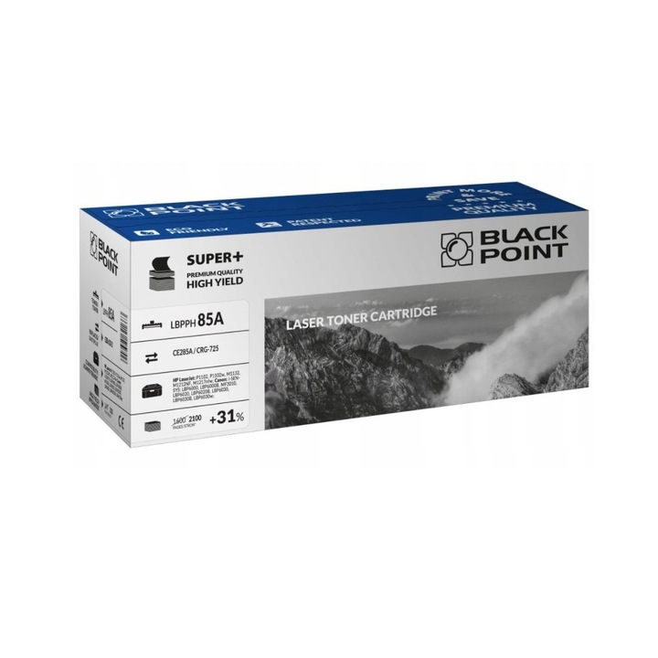 Cartus de toner, HP 85A, Negru