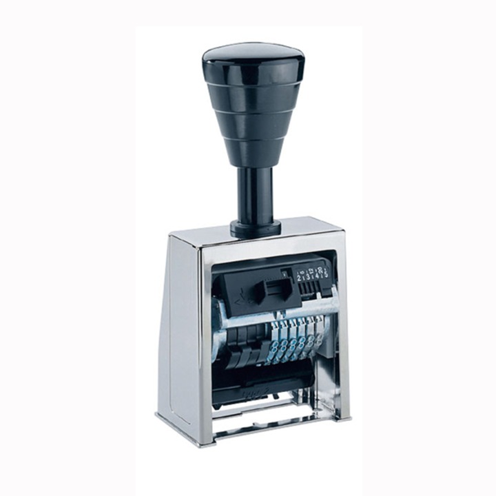 Stampila numere, H56, 6 cifre, 4.5 mm, Negru