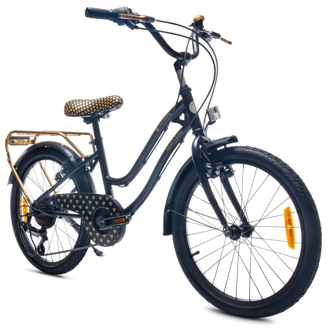 Детски велосипед Heart Bike, Sun Baby, Стомана/Алуминий, 6-10 години ...