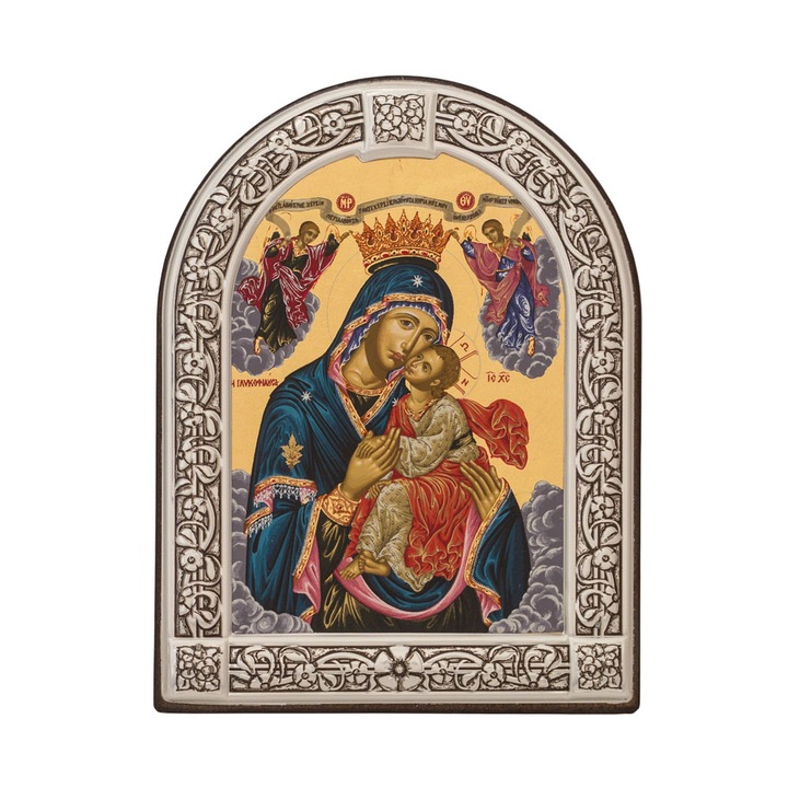 Icoana Maica Domnului Dulcea Sarutare 10x13 cm