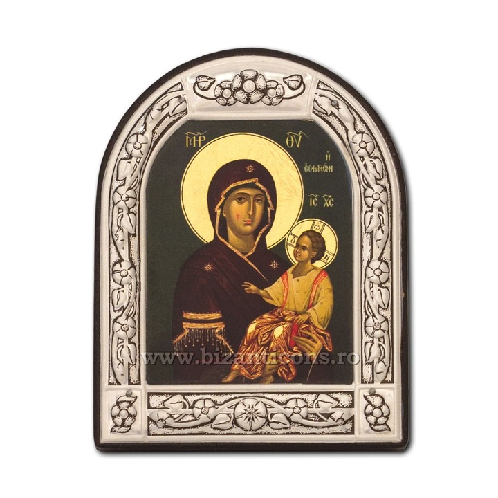 Icoana Maica Domnului Esfagmeni Injunghiata 7x9 cm