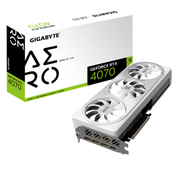 Placa video Gigabyte GeForce RTX 4070 AERO OC, 12GB GDDR6X, 192-bit