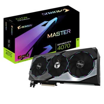 Placa video Gigabyte GeForce RTX 4070 AORUS MASTER, 12GB GDDR6X, 192-bit