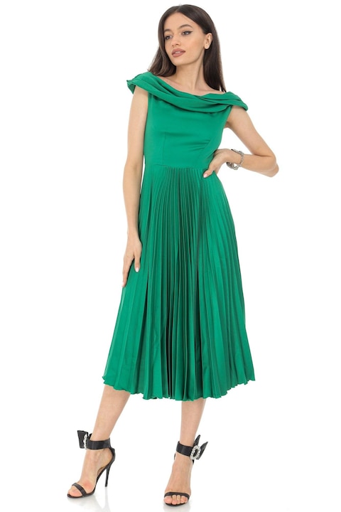 Елегантна рокля Closet, DR4514 с плисирана пола