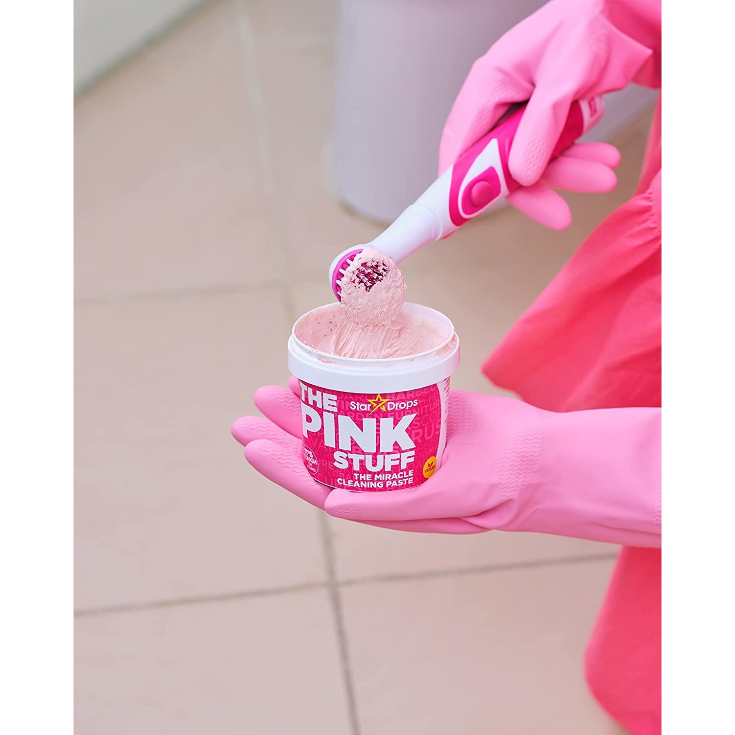 Опаковка от 2x Универсална почистваща паста, The Pink Stuff и ...
