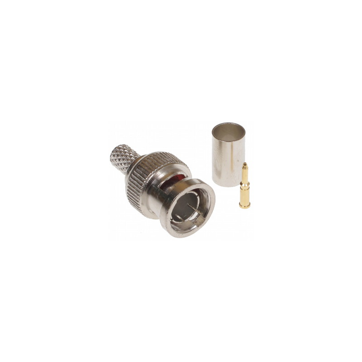 Set 10 mufe BNC tata cablu RG59 75 ohmi sertizare