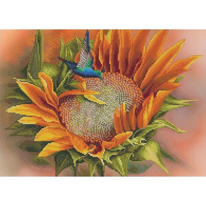 Kit broderie - Impossible is Possible, Nova Sloboda, Bumbac, 26 x 36 cm, Multicolor