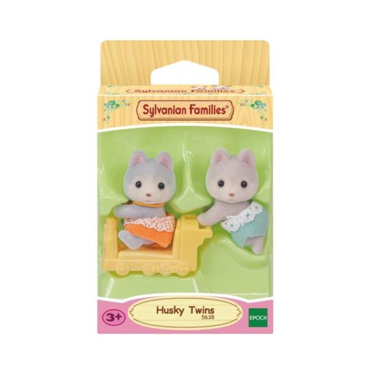 Комплект от 2 фигурки, Sylvanian Families, пластмаса, многоцветни