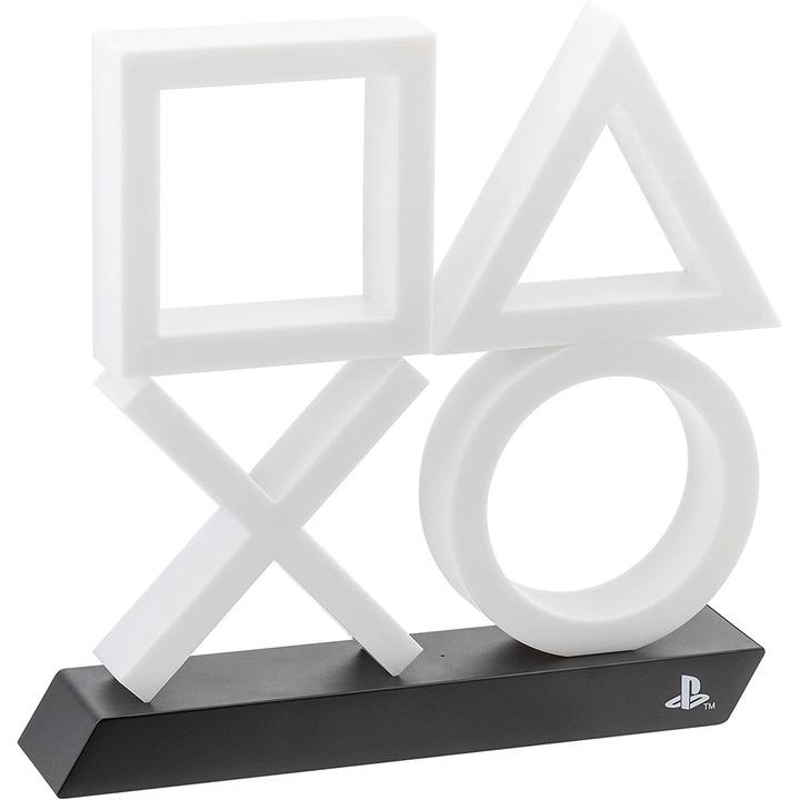 Lampa Playstation Icons Light XL PS5, Paladone, Alb/Negru