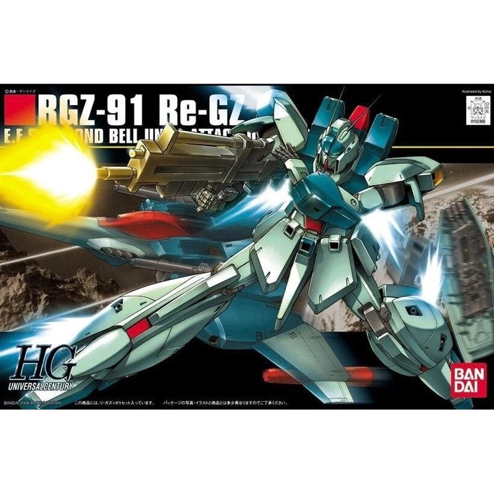 Figurina de construit cu RGZ-91 RE-GZ, Bandai, Multicolor
