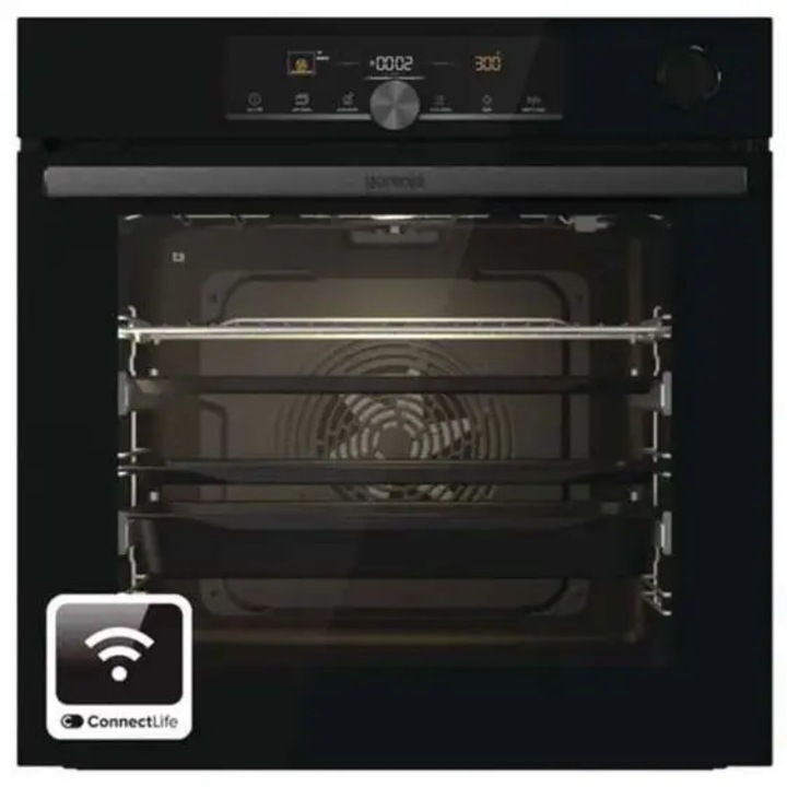 Cuptor Incorporabil GORENJE BSA6747A04BGWI, Electric, Autocuratare Catalitica, 77 l, WiFi, Clasa A+, Negru