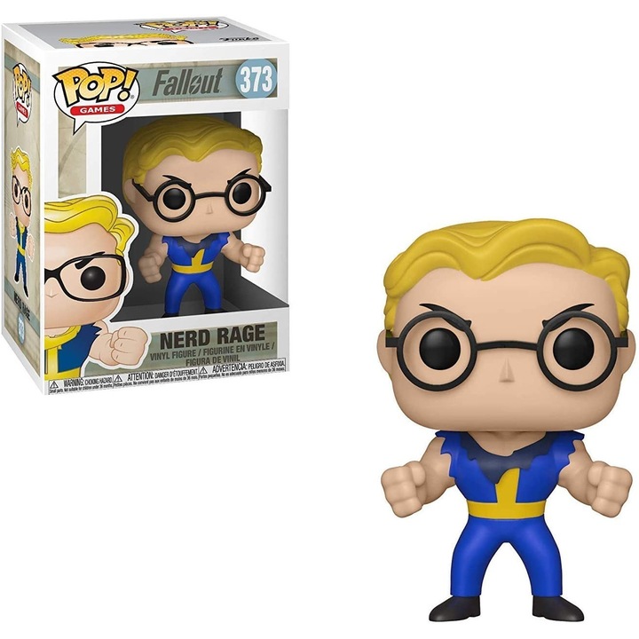 Фигурка FunKo, Vault Boy Nerd Rage, Fallout, винил, 10 см