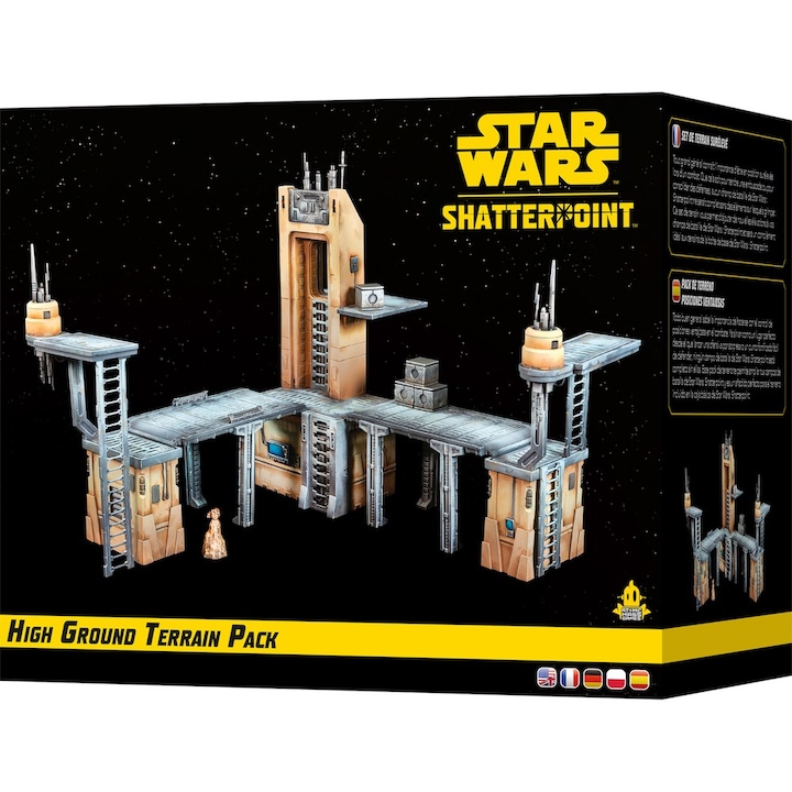 Star Wars Shatterpoint bővítmény – High Ground Terrain Pack / Jobb pozíció, Atomic Mass Games, Multicolor