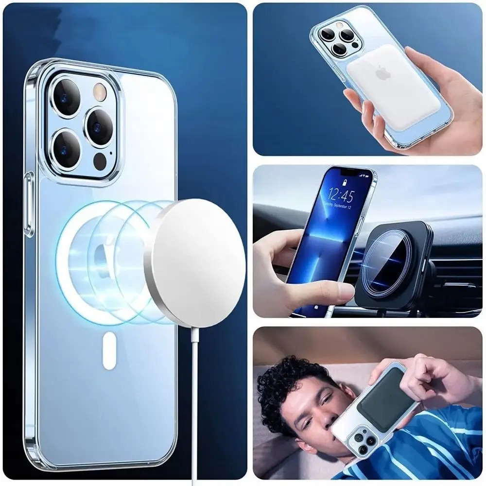 Carcasa TECH-PROTECT Flexair Hybrid MagSafe compatibila cu Samsung Galaxy S22 Clear