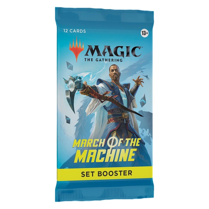 Комплект от 12 карти с Magic The Gathering March of the Machine, Wizards of the Coast, многоцветни