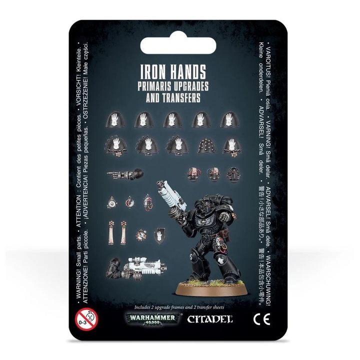 Set de constructie Iron Hands Primaris, Games Workshop