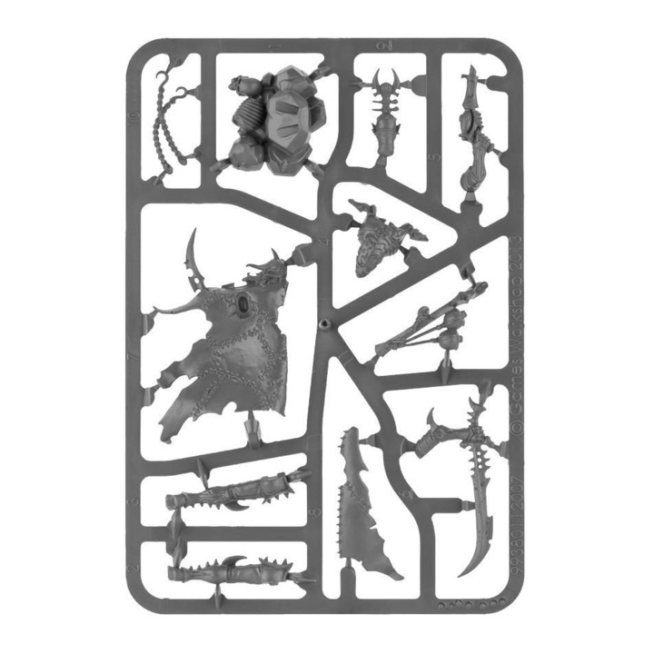 Set de constructie Drukhari Archon, Games Workshop, Plastic, Gri