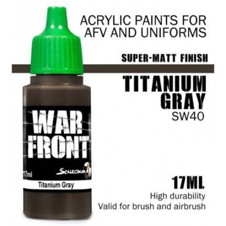 Боя Scale75: ScaleColor WarFront - титаново сив