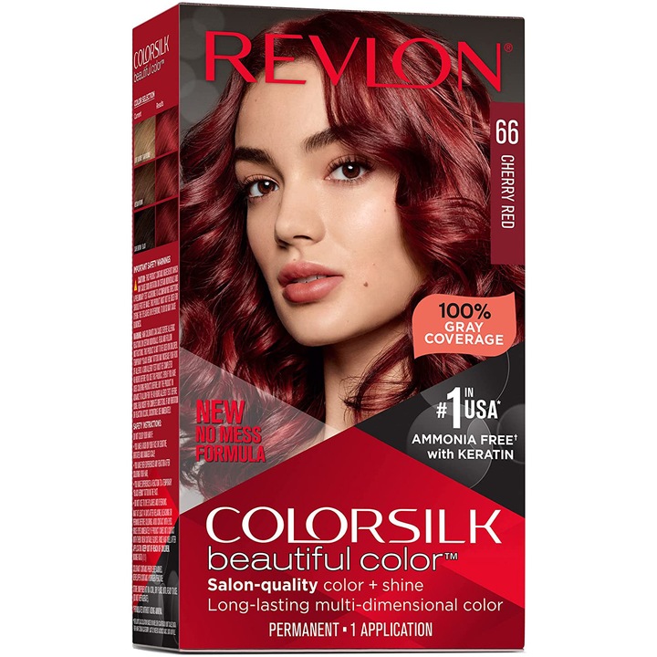 Vopsea de par Revlon Colorsilk 66 CHERRY RED