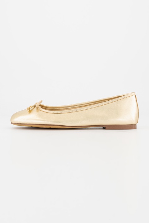Sam Edelman, Кожени пантофки Felicia с панделка, Златист