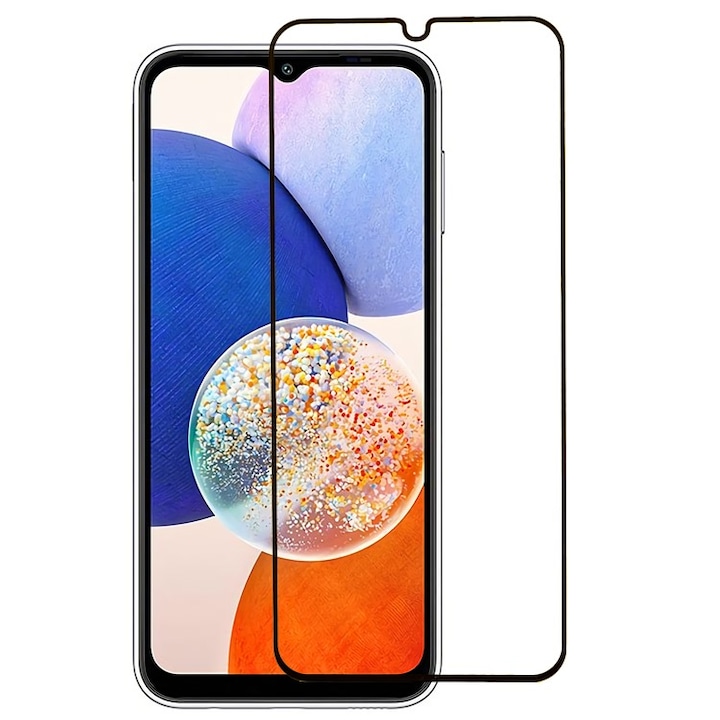 Стъклен Протектор TA TECH ARMOR за Samsung Galaxy A14 5G, Прозрачен/ Черен