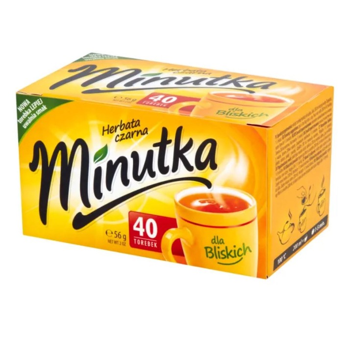 Fekete tea, Minutka, 40x1,4g
