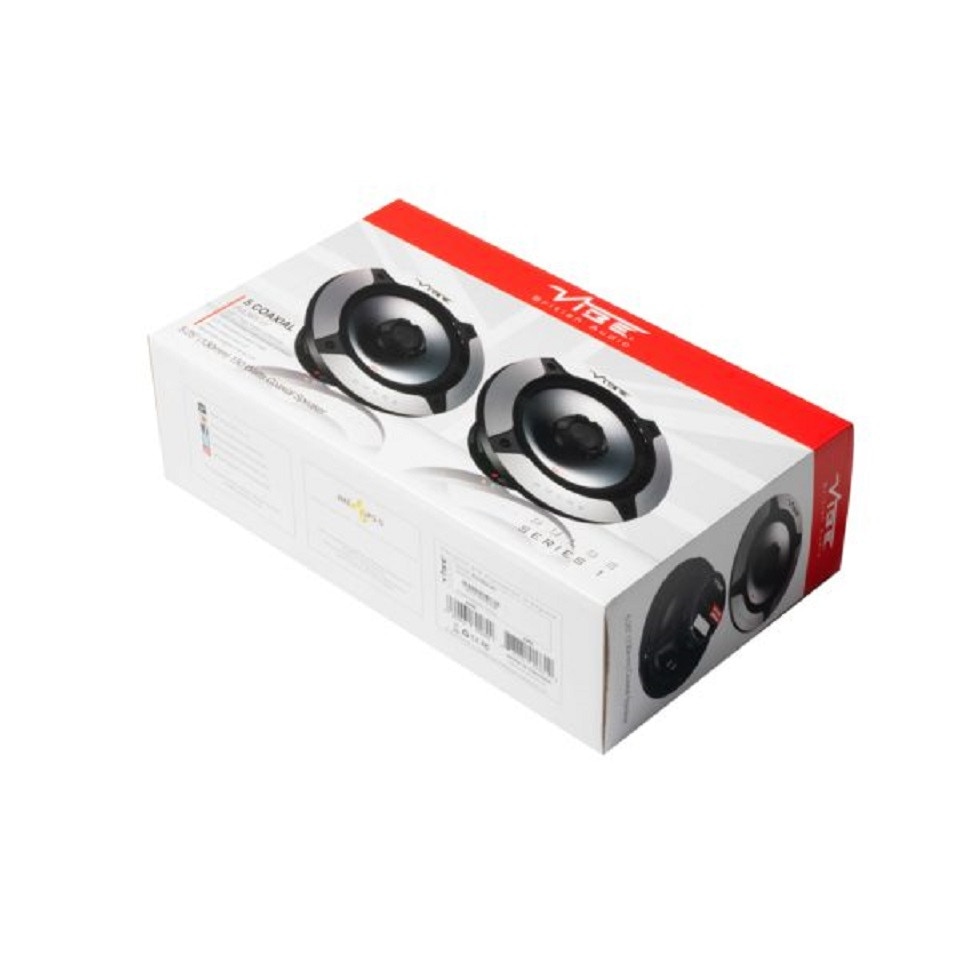 Enceintes Coaxiales Auto VIBE Brillant 5 V7 13,3 Cm - 2 Voies - 420W Max - Neuves