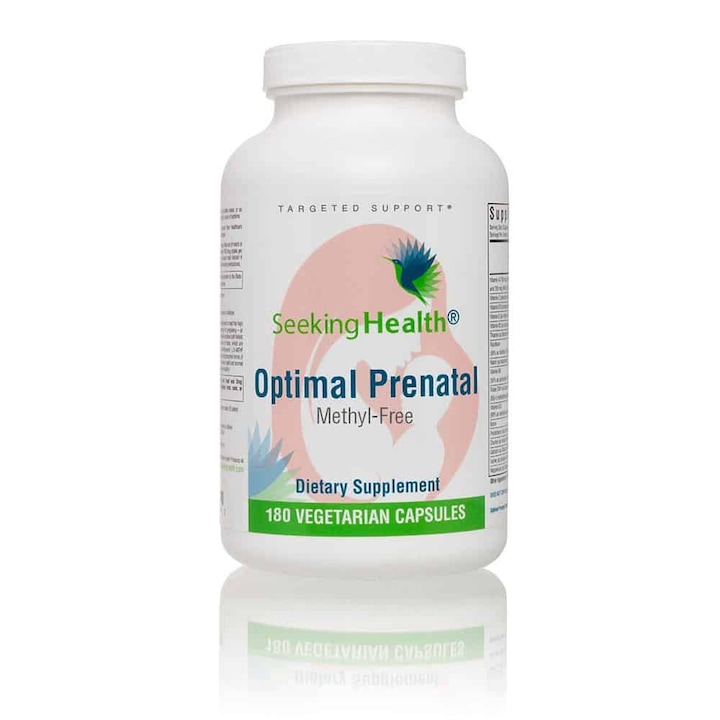Optimal Prenatal MethylFree, Seeking Health, 180 Capsule