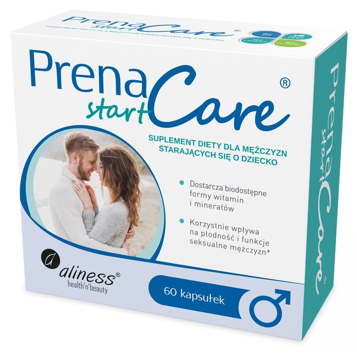 PrenaCare START pentru barbati, Aliness, 60 Capsule