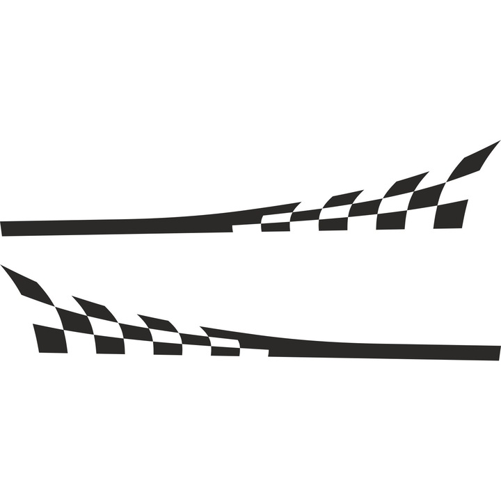 Set autocolante laterale, CarStickers.pl, Model piesa sah, Pentru Mini ...