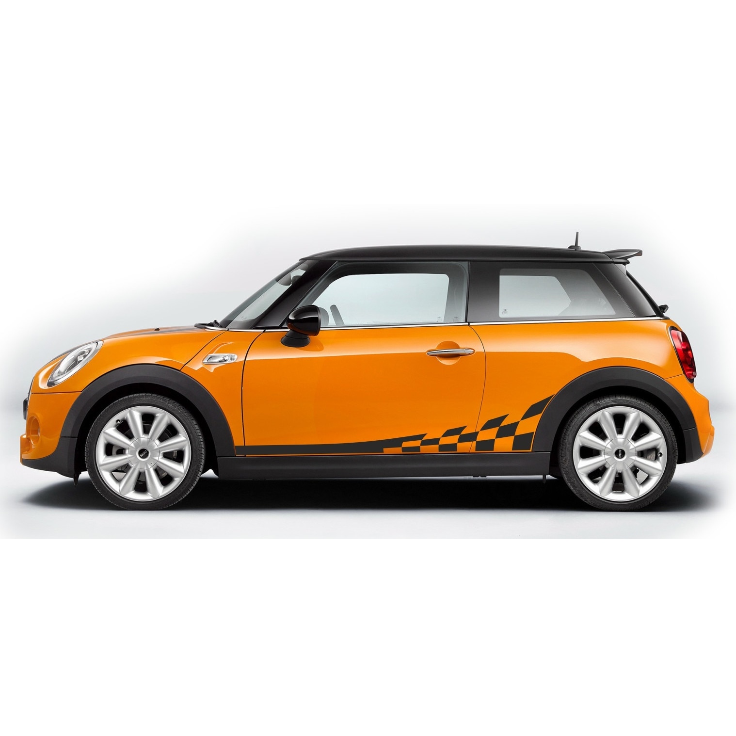 Set autocolante laterale, CarStickers.pl, Model piesa sah, Pentru Mini ...