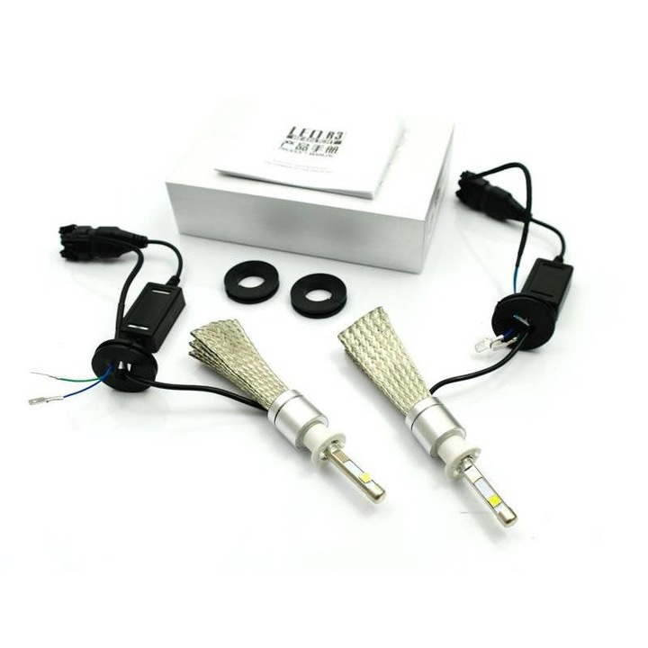 Set 2x LED auto H1, Interlook, 9600 lm